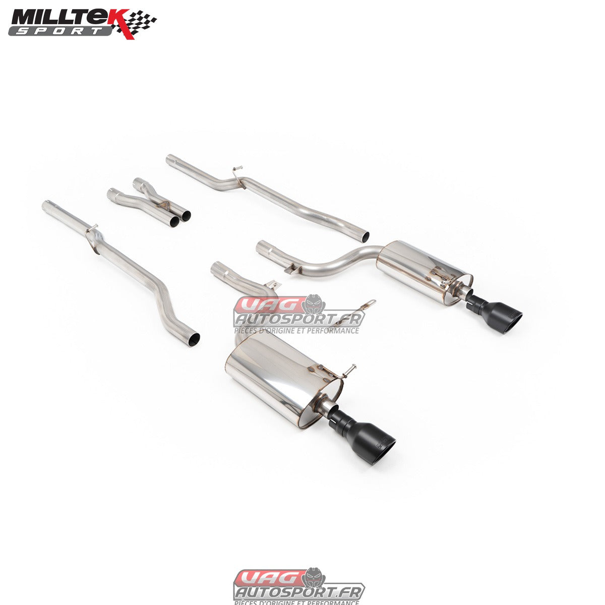 Milltek Cat Back Exhaust Audi S4 4.2 V8 Quattro B6 Saloon Avant Cabriolet 03-05