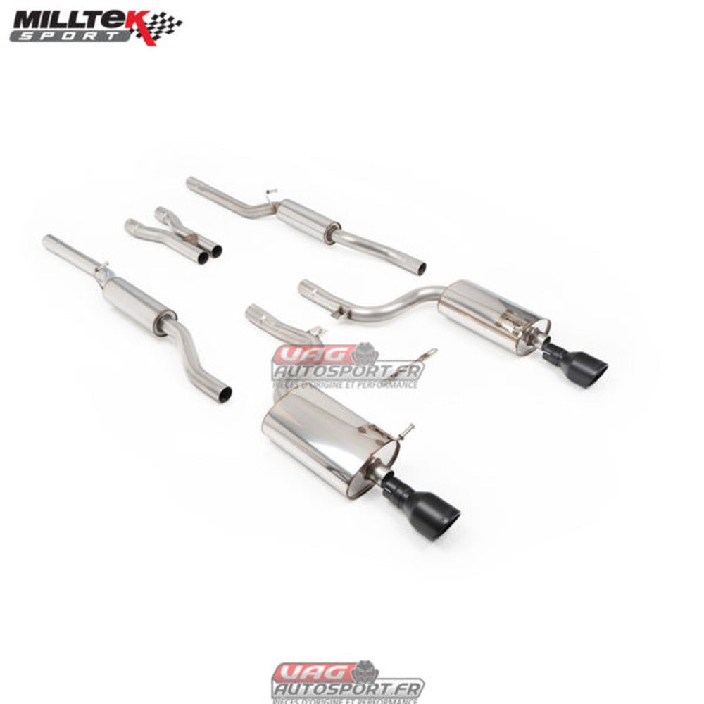 Milltek Cat Back Exhaust Audi S4 4.2 V8 Quattro B6 Saloon Avant Cabriolet 03-05