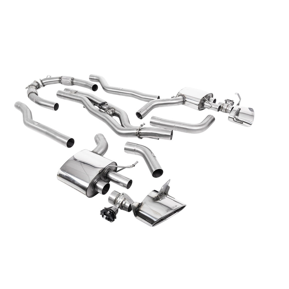 Milltek Particulate Filter-back Exhaust Audi RS6 C8 4.0 V8 Bi-Turbo inc Performance Edition (OPF/GPF Models) 19-25