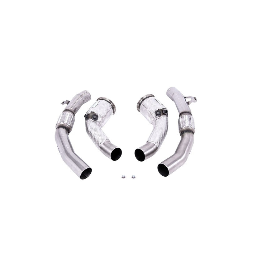 Milltek Downpipes with Cat Bypass Audi RS7 C8 4.0 V8 Bi-Turbo Non-OPF/GPF US ROW 19+