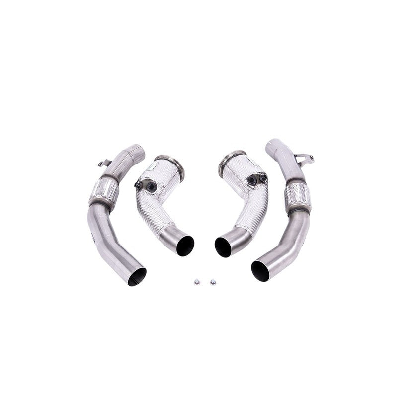 Milltek Sports Cat Downpipes Audi RS6 C8 4.0 V8 Bi-Turbo Non-OPF/GPF USA ROW 20+