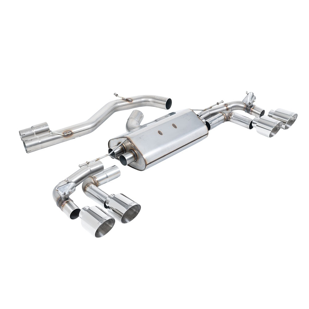 Milltek Particulate Filter-back Exhaust Audi S3 2.0 TFSi Quattro Sportback 310PS 8Y (OPF/GPF Models Only) 20-25