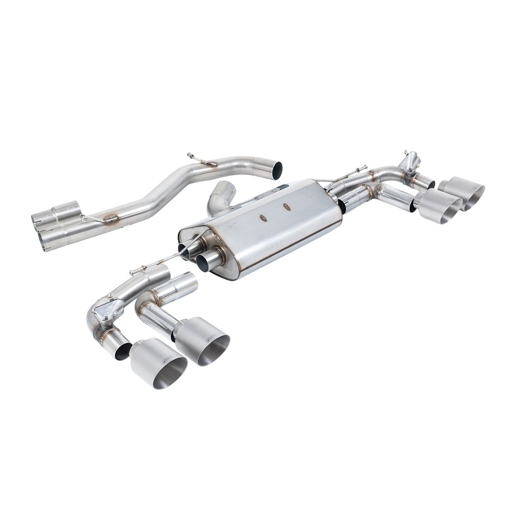 Milltek Particulate Filter-back Exhaust Audi S3 2.0 TFSi Quattro Sportback 310PS 8Y (OPF/GPF Models Only) 20-25