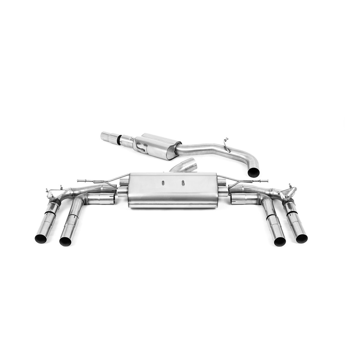 Milltek Filter Back Exhaust Audi S3 2.0TFSI Quattro Saloon 8Y OPF/GPF 20+