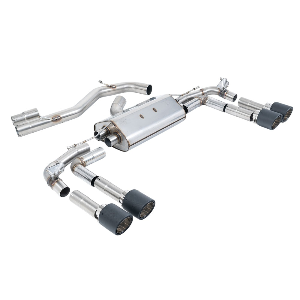 Milltek Cat Back Exhaust Audi S3 2.0 TFSi Quattro Saloon / Sedan 310PS 8Y (North American / Non-OPF Models Only) 22-25