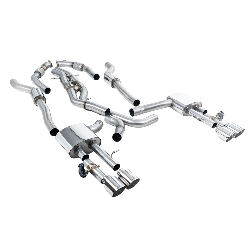 Milltek Cat Back Exhaust Audi S8 D5 4.0 TFSi V8 Saloon / Sedan Standard Wheel Base (Non OPF/GPF US/ROW Models) 20-25