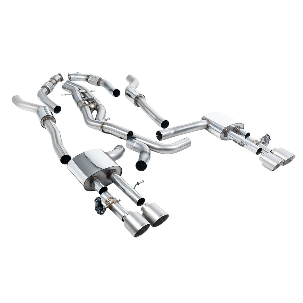 Milltek Cat Back Exhaust Audi S8 D5 4.0 TFSi V8 Saloon / Sedan Standard Wheel Base (Non OPF/GPF US/ROW Models) 20-25