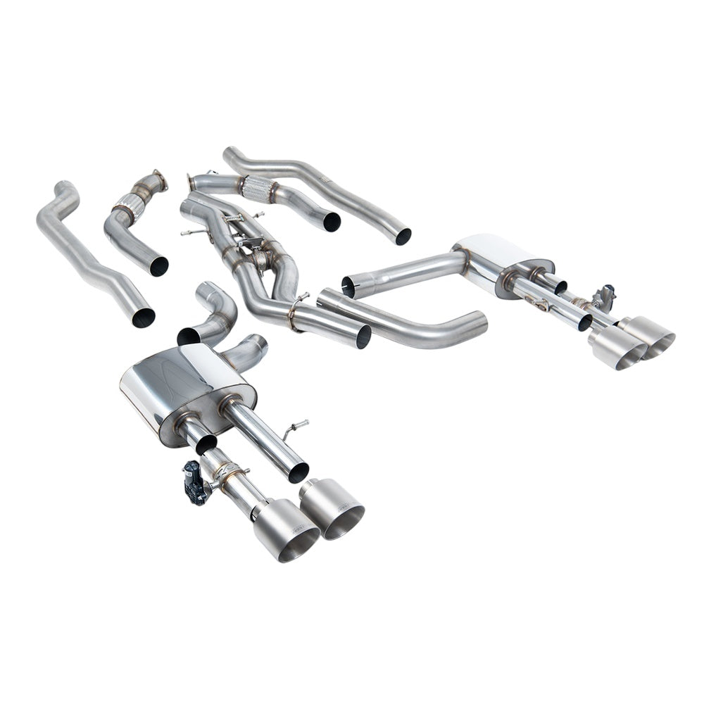 Milltek Cat Back Exhaust Audi S8 D5 4.0 TFSi V8 Saloon / Sedan Standard Wheel Base (Non OPF/GPF US/ROW Models) 20-25