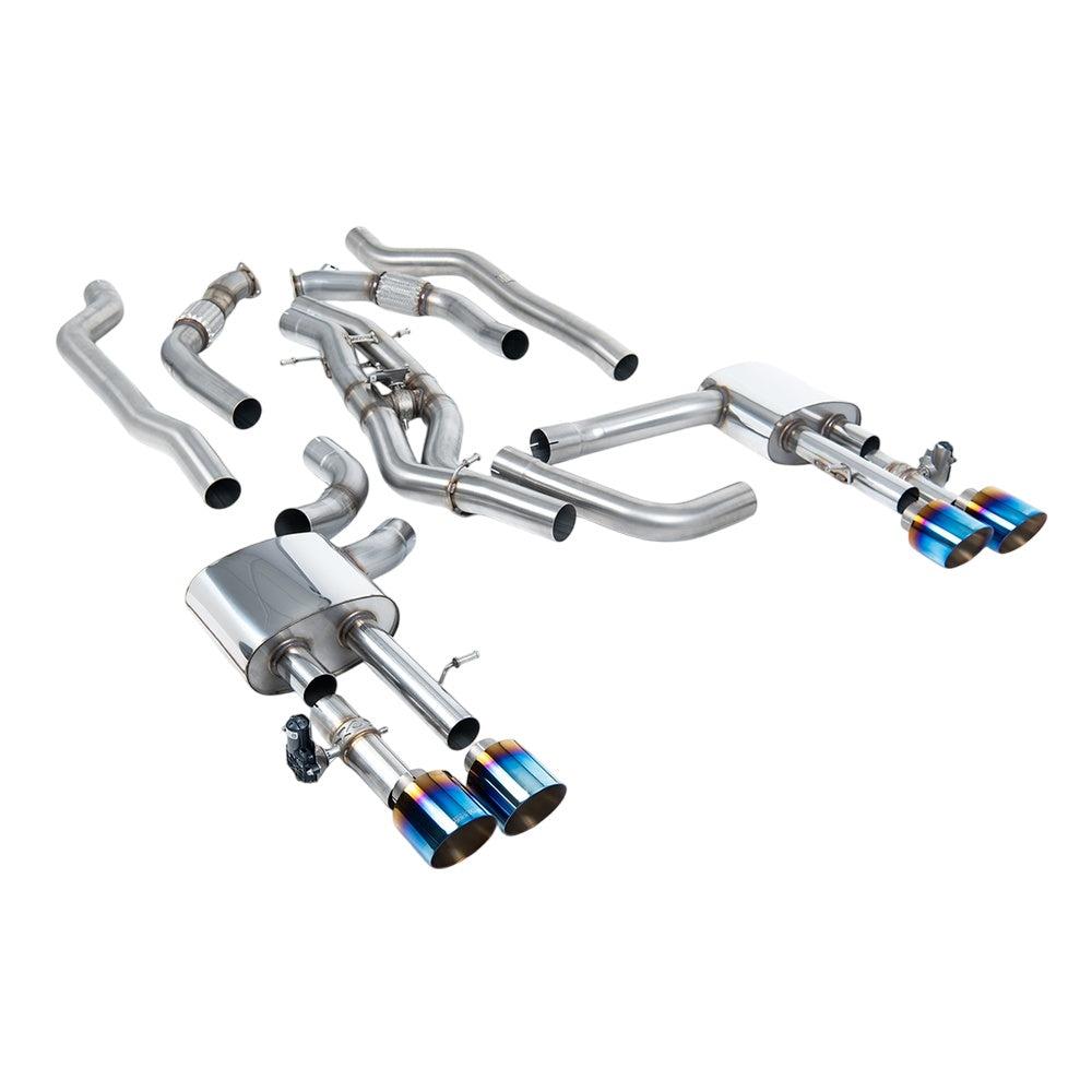 Milltek Cat Back Exhaust Audi S8 D5 4.0 TFSi V8 Saloon / Sedan Standard Wheel Base (Non OPF/GPF US/ROW Models) 20-25