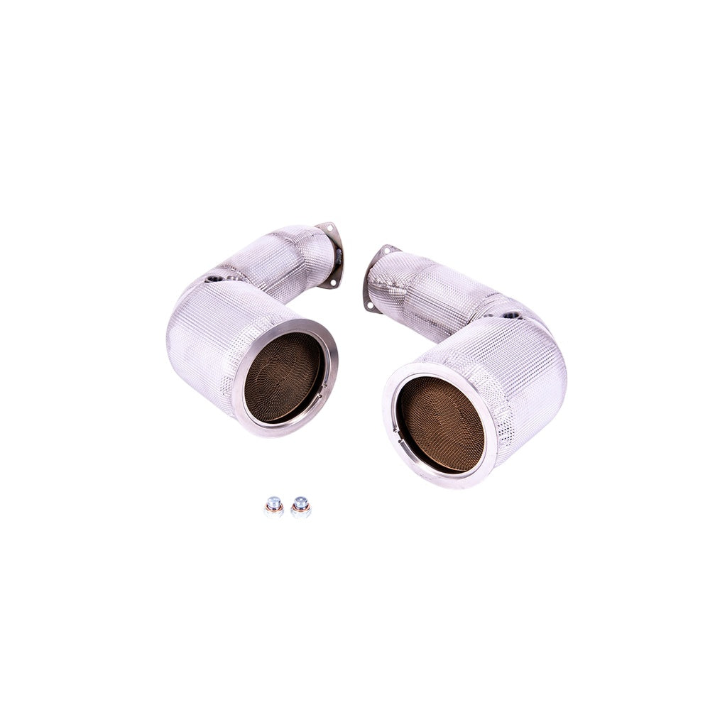Milltek Large Bore Downpipes and Hi-Flow Sports Cats Exhaust Audi RSQ8