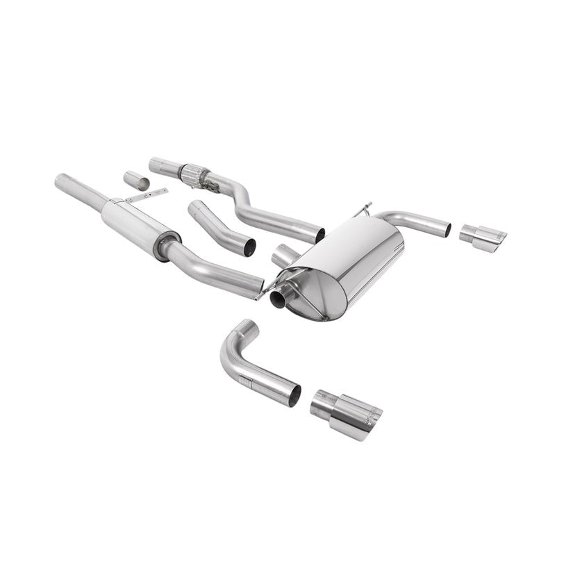 Milltek Cat Back Exhaust BMW 4 Series F32 428i Coupé Manual No Tow Bar Non-xDrive N20 14-18