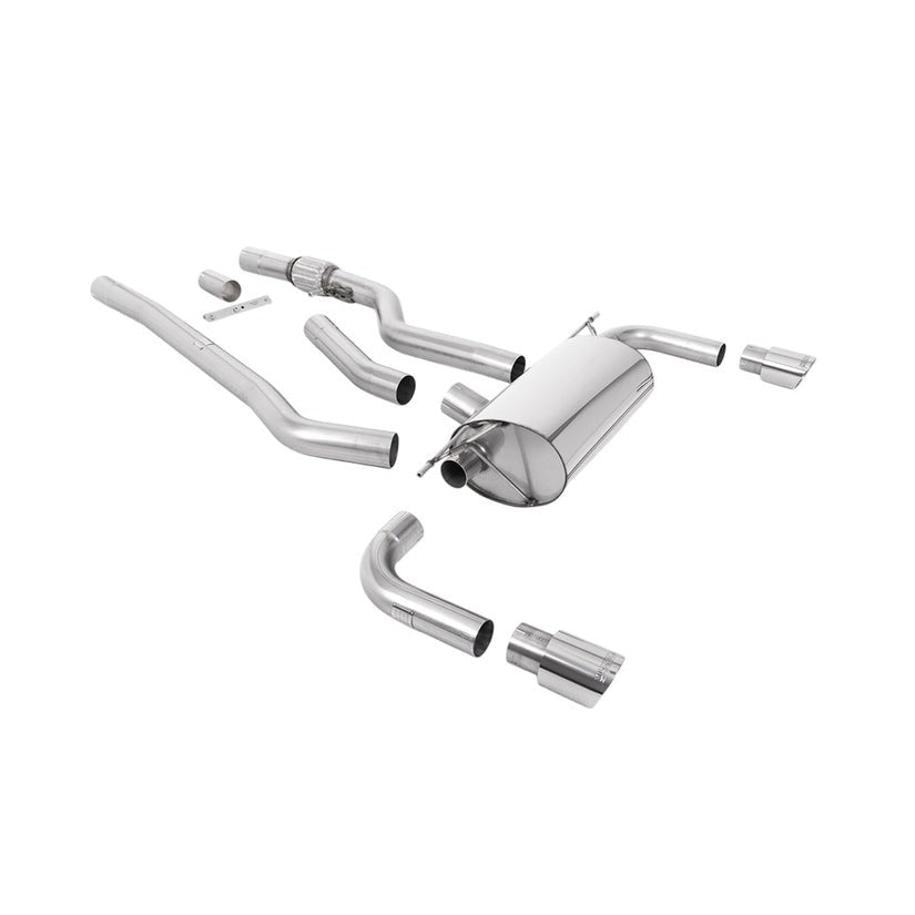 Milltek Cat Back Exhaust BMW 4 Series F32 428i Coupé Manual No Tow Bar Non-xDrive N20 14-18