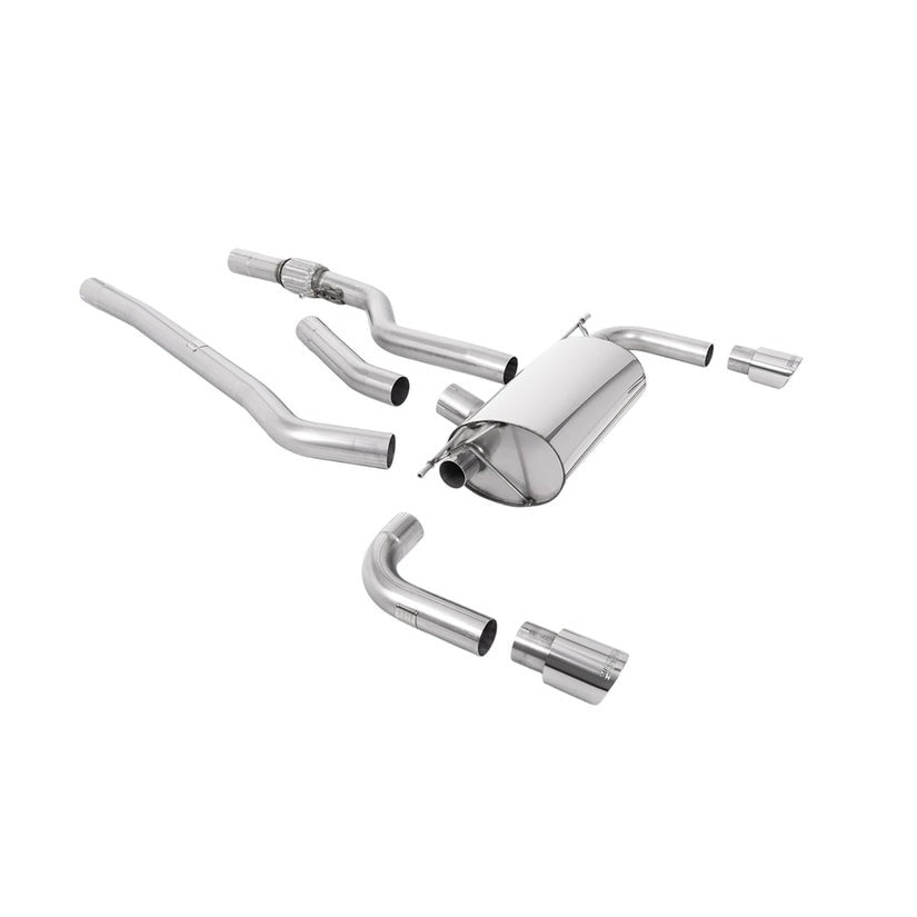 Milltek Cat Back Exhaust BMW 4 Series F32 428i Coupé Auto No Tow Bar Non-xDrive N20 14-16