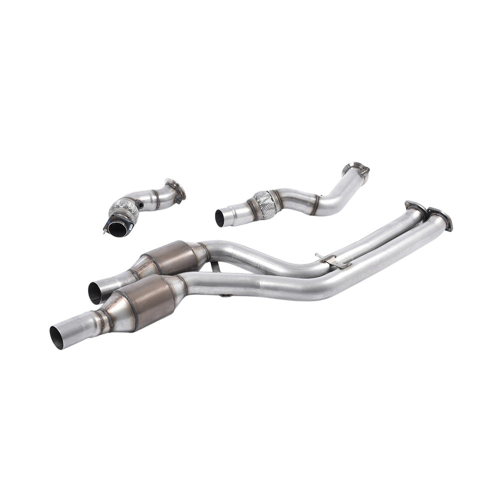 Milltek Large Bore Downpipes and Hi-Flow Sports Cats Exhaust BMW 4 Series F82/83 M4 Coupe/Convertible and M4 Competition Coupe (Non-OPF equipped models only) 14-18