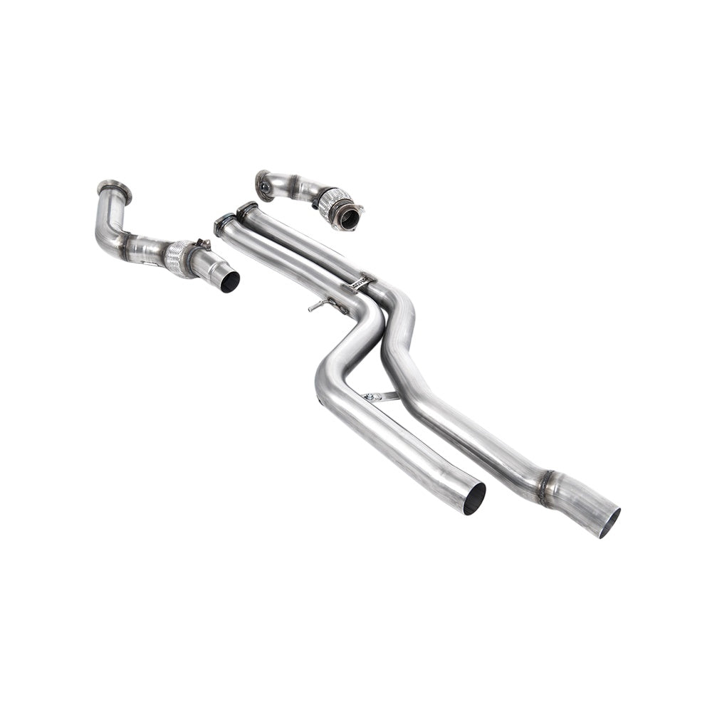 Milltek Large-bore Downpipe and De-cat Exhaust BMW 3 Series F80 M3 and M3 Competition Saloon (Non OPF/GPF Models Only) 14-18