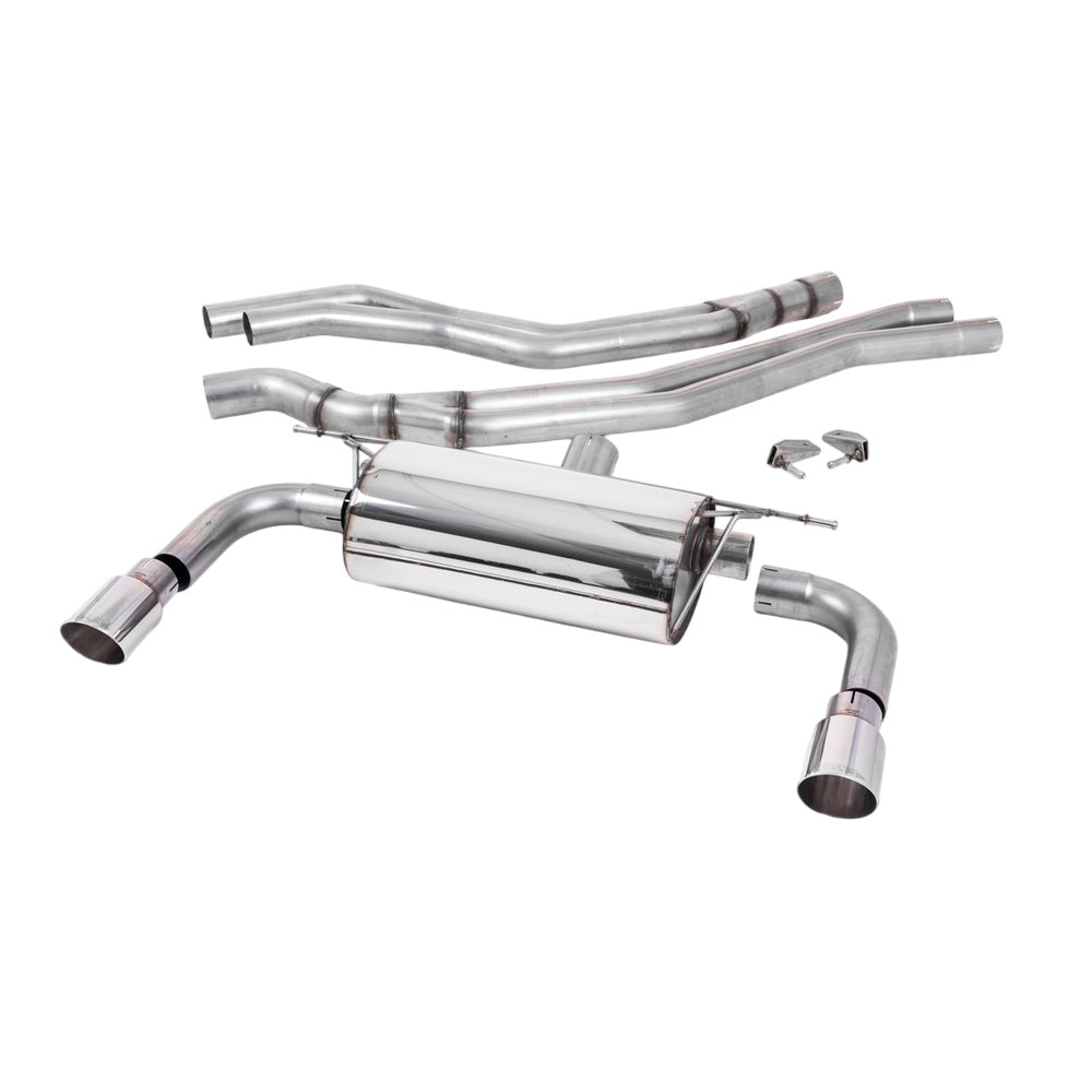 Milltek Cat Back Exhaust BMW 2 Series M240i Coupe (F22 LCI Non-OPF and None xDrive) 15-18