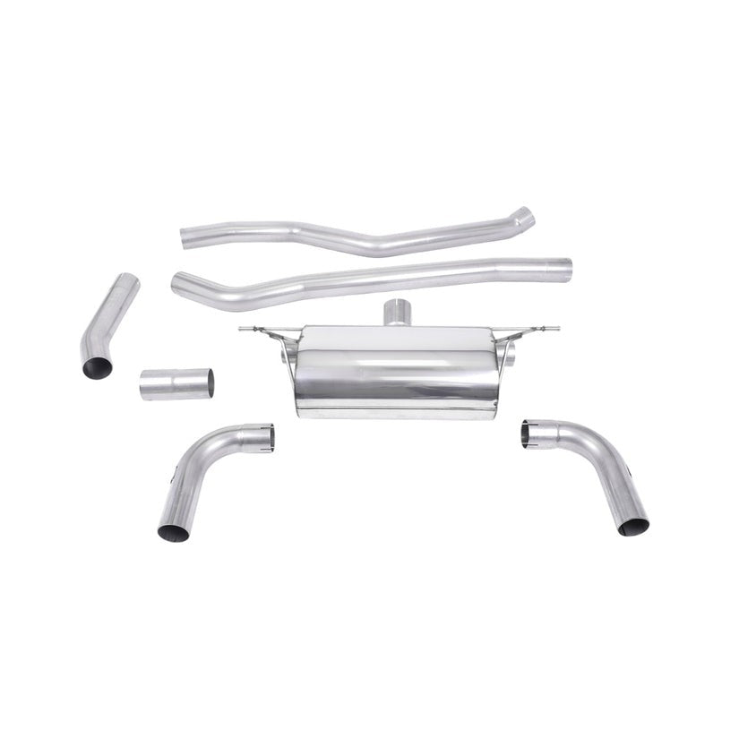 Milltek Cat Back Exhaust BMW 3 Series F30 320i L M Sport Saloon LWB LCI Non-xDrive Non-OPF B48 15-19