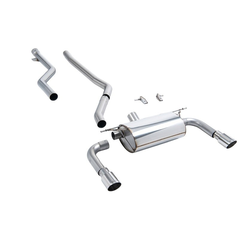 Milltek Cat Back Exhaust BMW 3 Series F30 320i M Sport Saloon LCI Non-xDrive Non-OPF B48 15-19