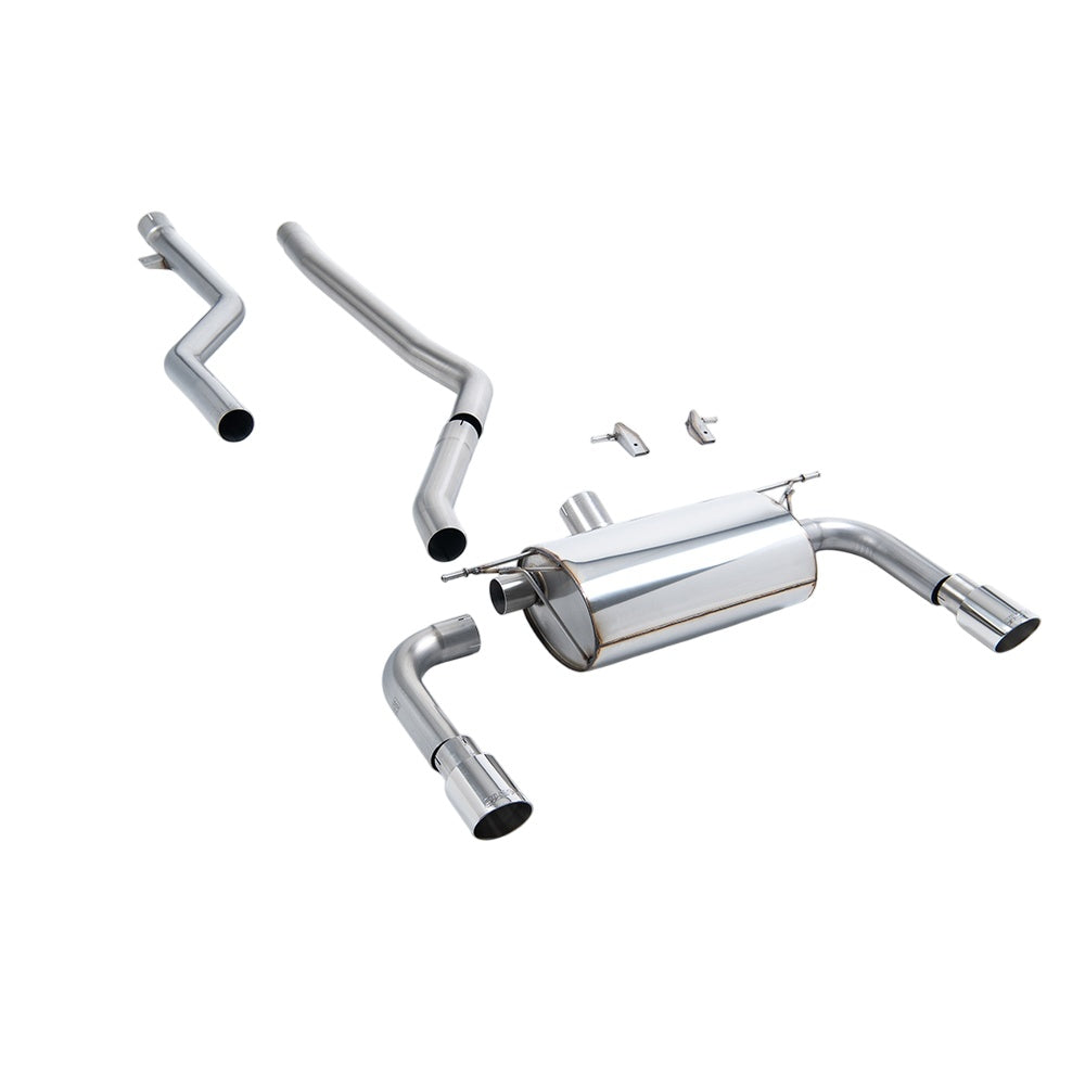 Milltek Cat Back Exhaust BMW 3 Series F30 320i M Sport Saloon (LCI models None xDrive Non-OPF and B48 Engine) 15-19