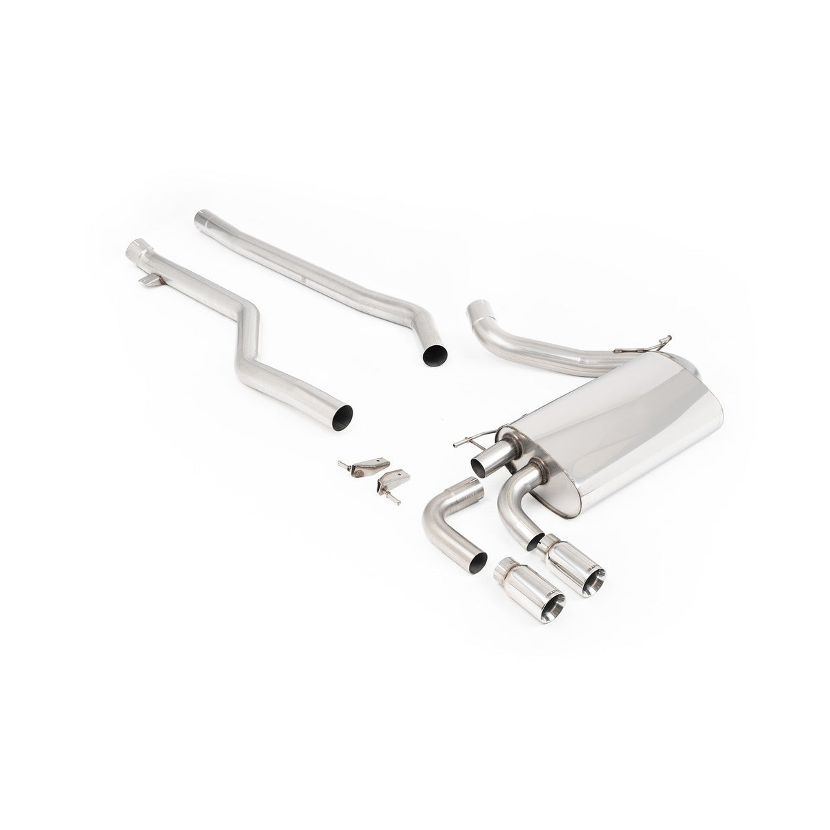 Milltek Cat Back Exhaust BMW 3 Series F30 320i M Sport Saloon LCI Non-xDrive Non-OPF B48 15-19
