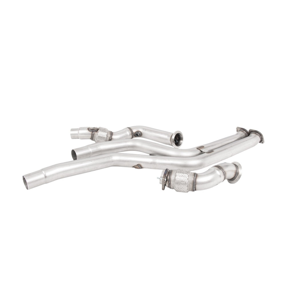 Milltek Large-bore Downpipes and Cat Bypass Pipes Exhaust BMW 2 Series M2 Competition Coupe (F87) 18-25