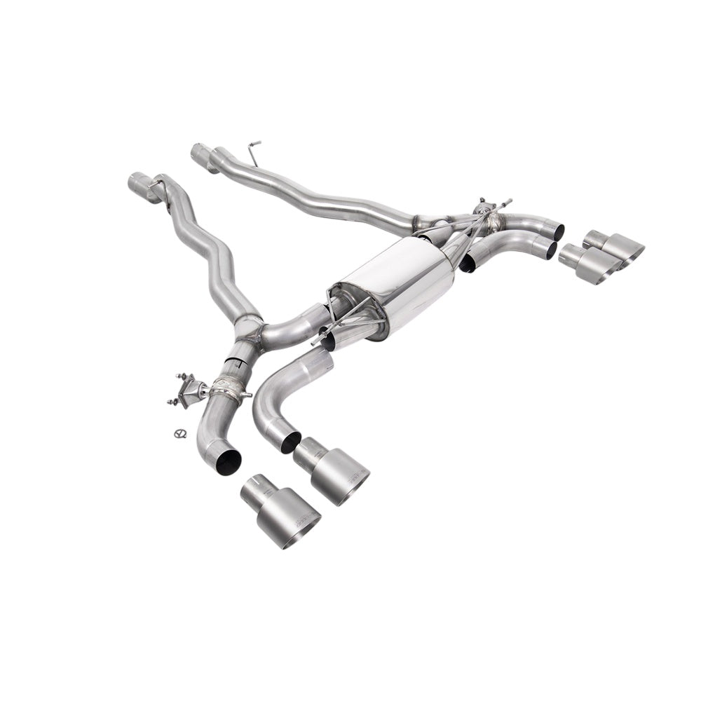 Milltek Front Pipe-back Exhaust BMW 5 Series M5 and M5 Competition 4.4 Twin Turbo F90 (North American / ROW Cars) 19-25