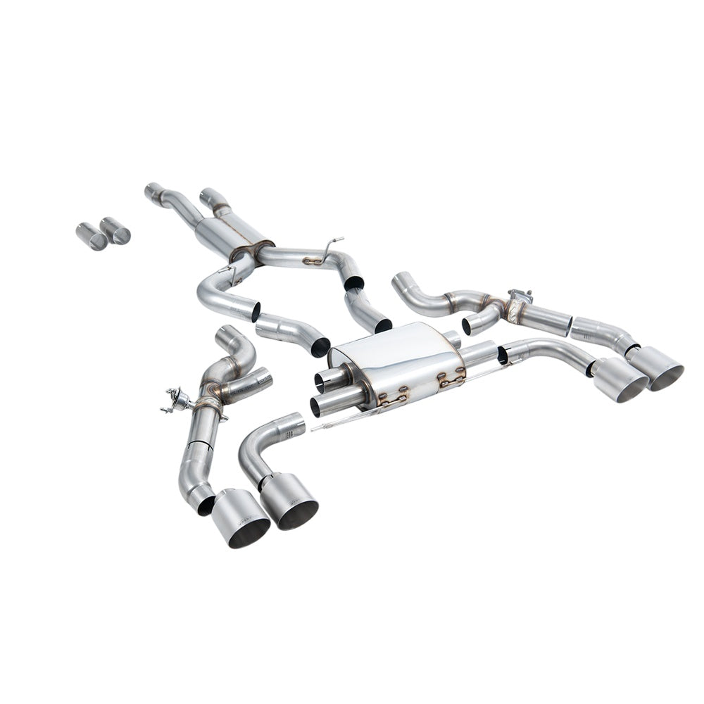 Milltek Axle Back Exhaust BMW X3 X3M / X3M Comp (G01) 3.0 (ROW and North American S58 Engine LCI only) (2022 and Later) 22-25