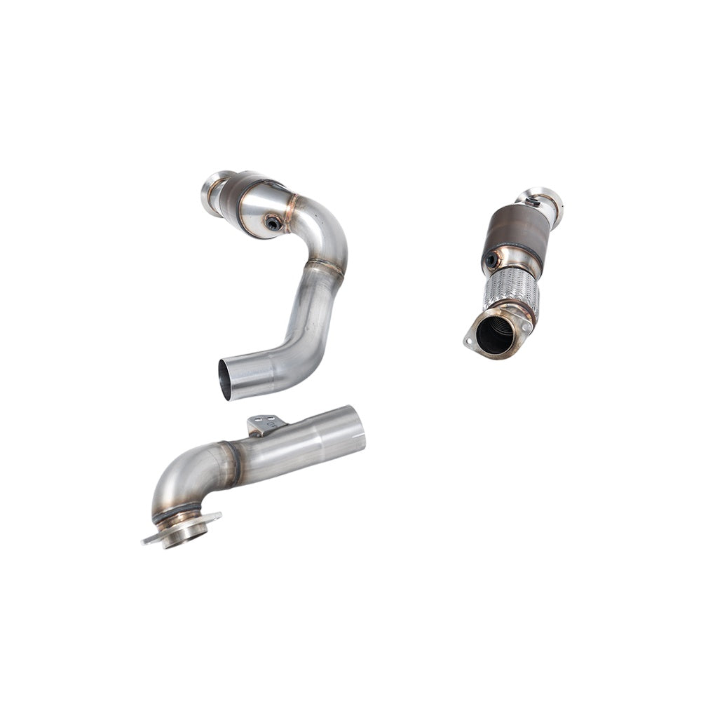 Milltek Large Bore Downpipe and Hi-Flow Sports Cat Exhaust BMW 2 Series M2 Coupe (G87 S58 OPF/GPF Models) 23-25