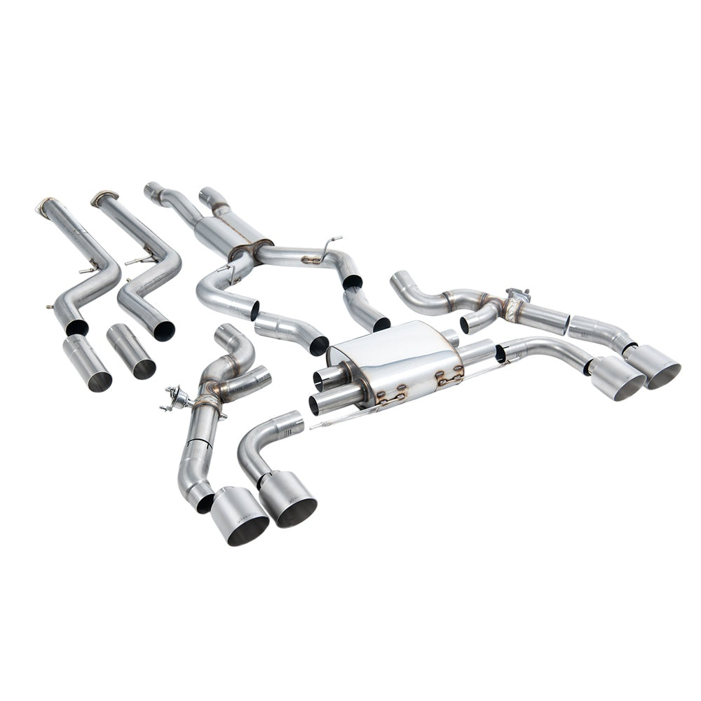 Milltek Downpipe-back Exhaust BMW X3 X3M / X3M Comp (G01) 3.0 (with OPF/GPF S58 Engine LCI only) 22-25