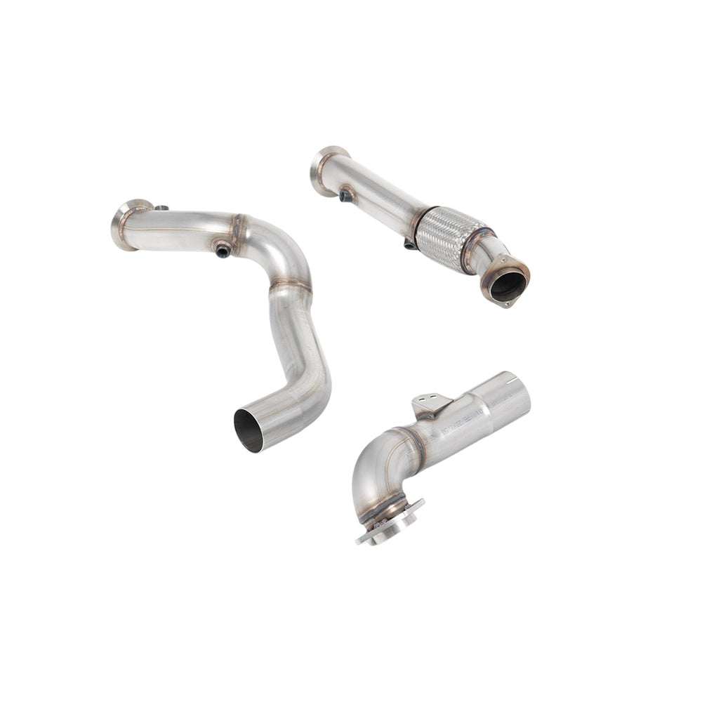 Milltek Large-bore Downpipe and De-cat Exhaust BMW 3 Series G80 M3 and M3 Competition S58 3.0 Turbo (North American / ROW Non-OPF/GPF Cars Only) 21-25