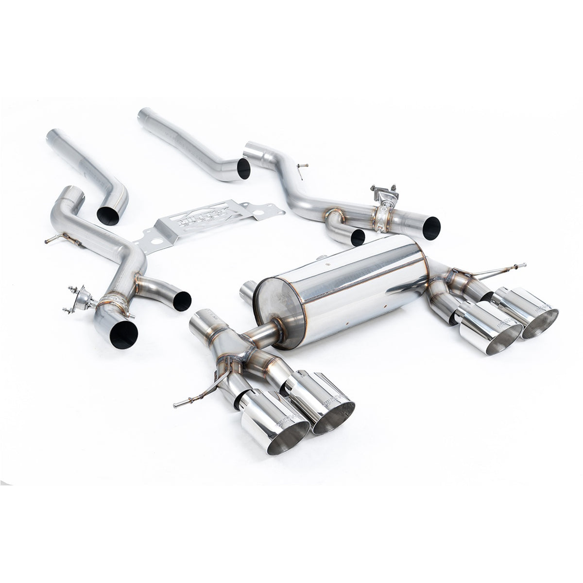 Milltek Secondary Cat Back Exhaust BMW 2 Series M2 Coupe G87 S58 NAS Non-OPF/GPF 23+