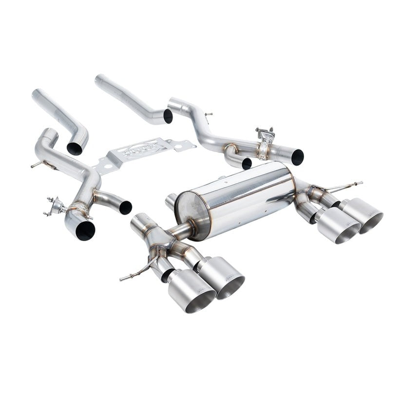Milltek Secondary Cat Back Exhaust BMW 2 Series M2 Coupe G87 S58 NAS Non-OPF/GPF 23+
