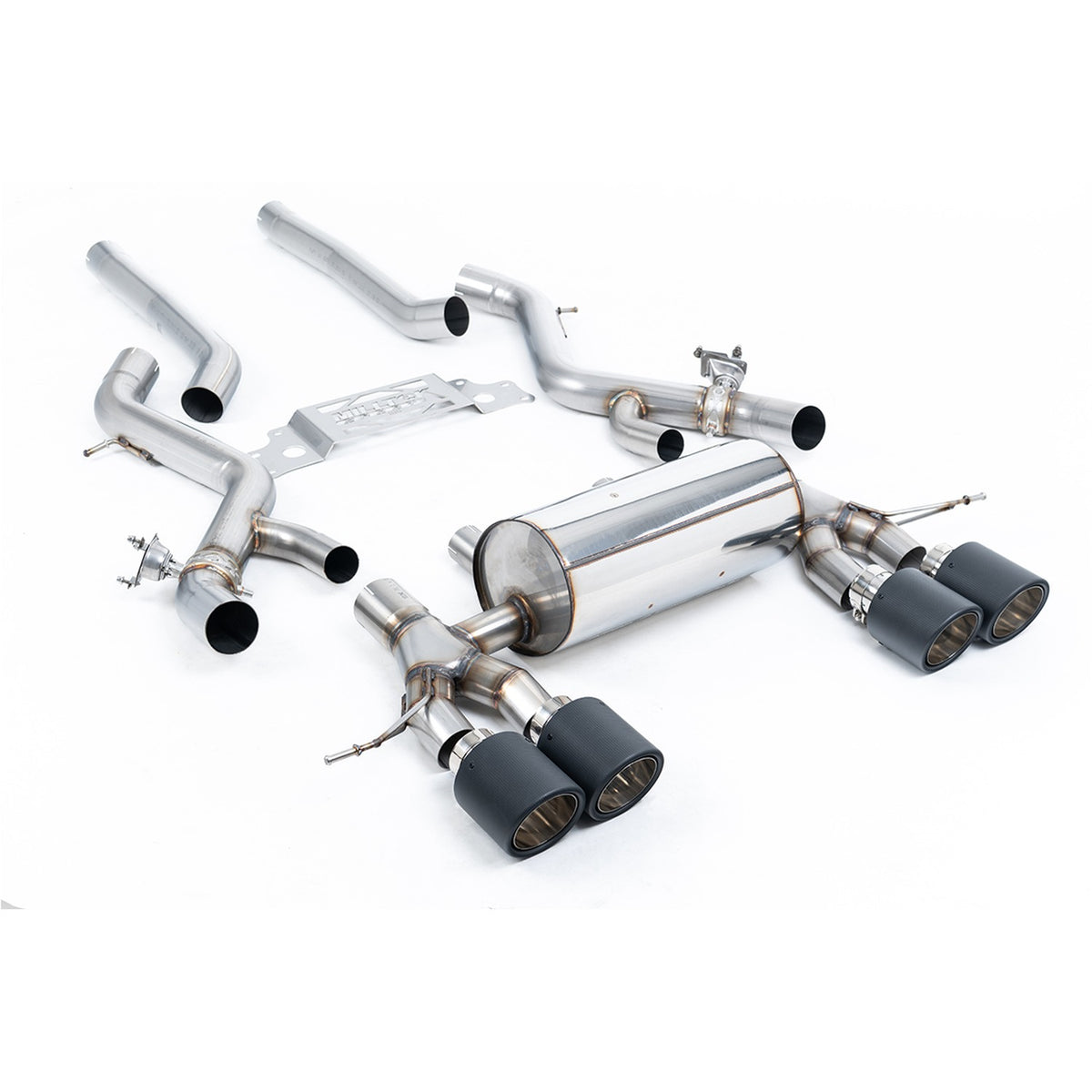 Milltek Secondary Cat Back Exhaust BMW 2 Series M2 Coupe G87 S58 NAS Non-OPF/GPF 23+