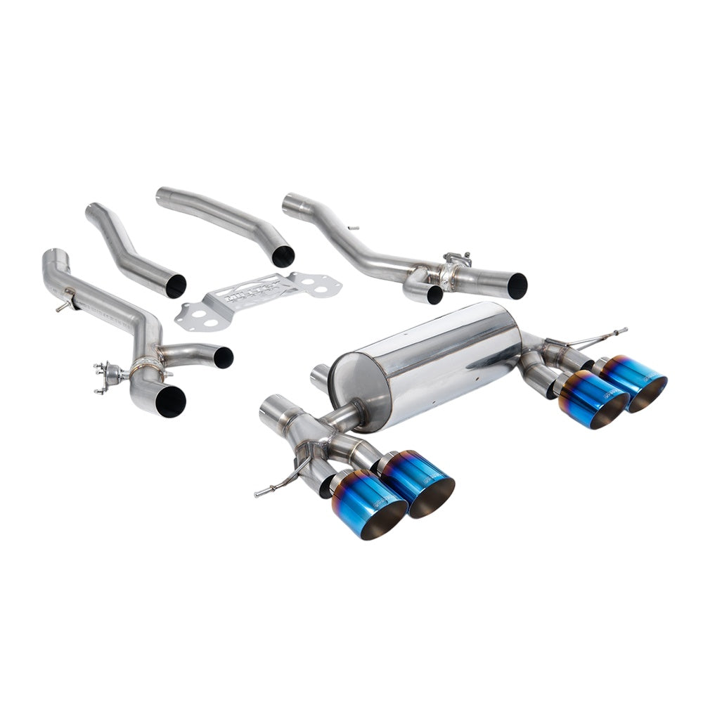 Milltek Secondary Cat Back Exhaust BMW 3 Series G80 M3 and M3 Competition S58 3.0 Turbo (North American / ROW Non-OPF/GPF Cars Only) 21-25