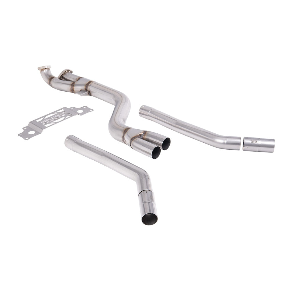 Milltek Secondary Catalyst Bypass Exhaust BMW 2 Series M2 Coupe (G87 S58 NAS Non-OPF/GPF Models) 23-25