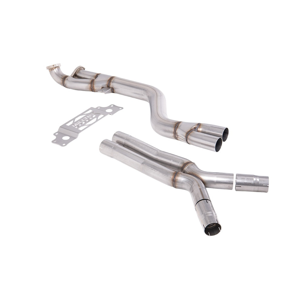 Milltek Secondary Catalyst Bypass Exhaust BMW 2 Series M2 Coupe (G87 S58 NAS Non-OPF/GPF Models) 23-25