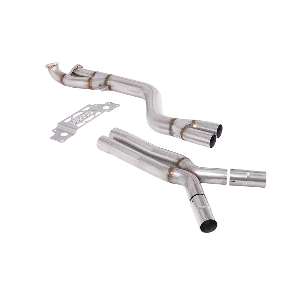 Milltek Secondary Catalyst Bypass Exhaust BMW 2 Series M2 Coupe (G87 S58 NAS Non-OPF/GPF Models) 23-25