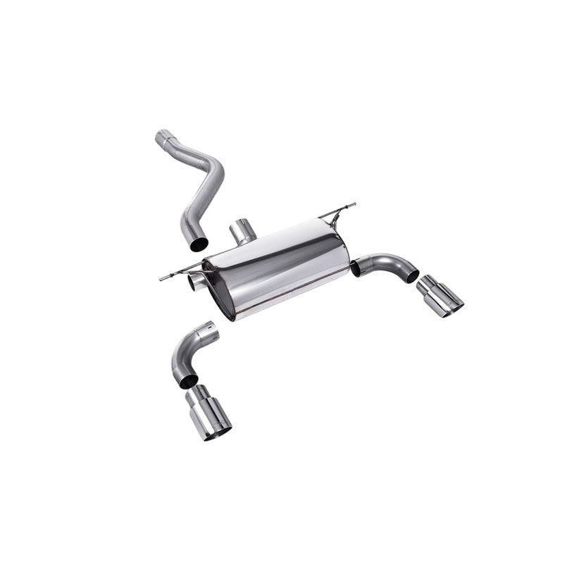 Milltek Rear Silencers BMW 1 Series M135i 3dr 5dr F21 F20 Non-xDrive 12-16