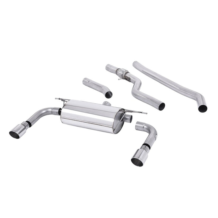 Milltek Cat Back Exhaust BMW 3 Series F30 328i M Sport Automatic No Tow Bar Non-xDrive N20 12-15