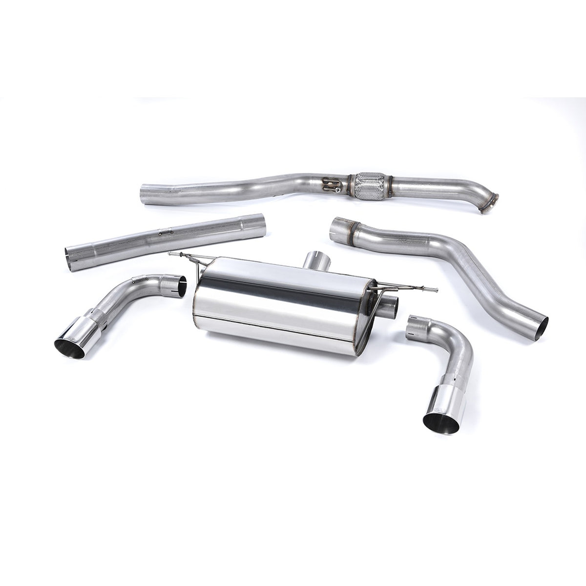 Milltek Cat Back Exhaust BMW 2 Series M235i Coupé F22 Non-xDrive 14-15
