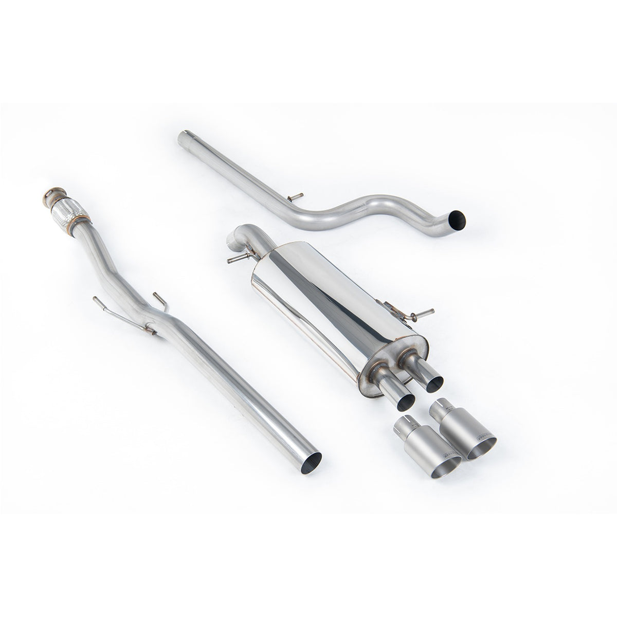 Milltek Cat Back Exhaust Citroen DS3 1.6 THP 16V DSport 10-19