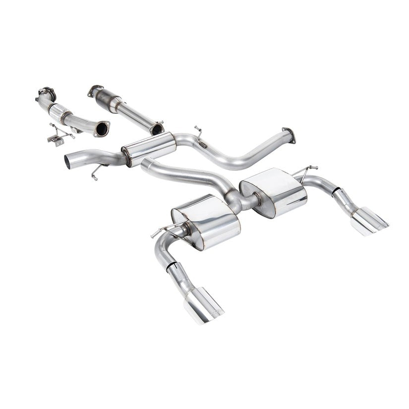 Milltek Turbo Back Exhaust with Sports Cat Ford Focus Mk2 RS 2.5T 305PS 09-10 SSXFD083