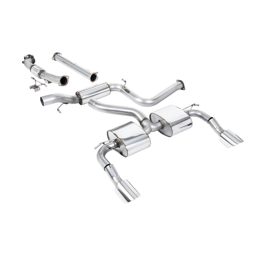 Milltek Turbo Back Exhaust No Cat Ford Focus Mk2 RS 2.5T 305PS 09-10 SSXFD088