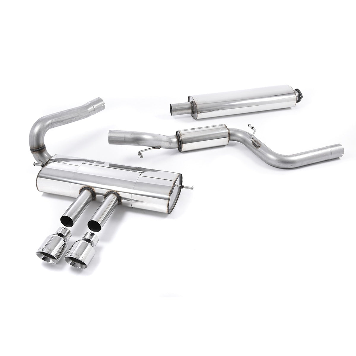 Milltek Cat Back Exhaust Ford Focus Mk3 ST 2.0 EcoBoost Estate Sedan Limousine 12-18