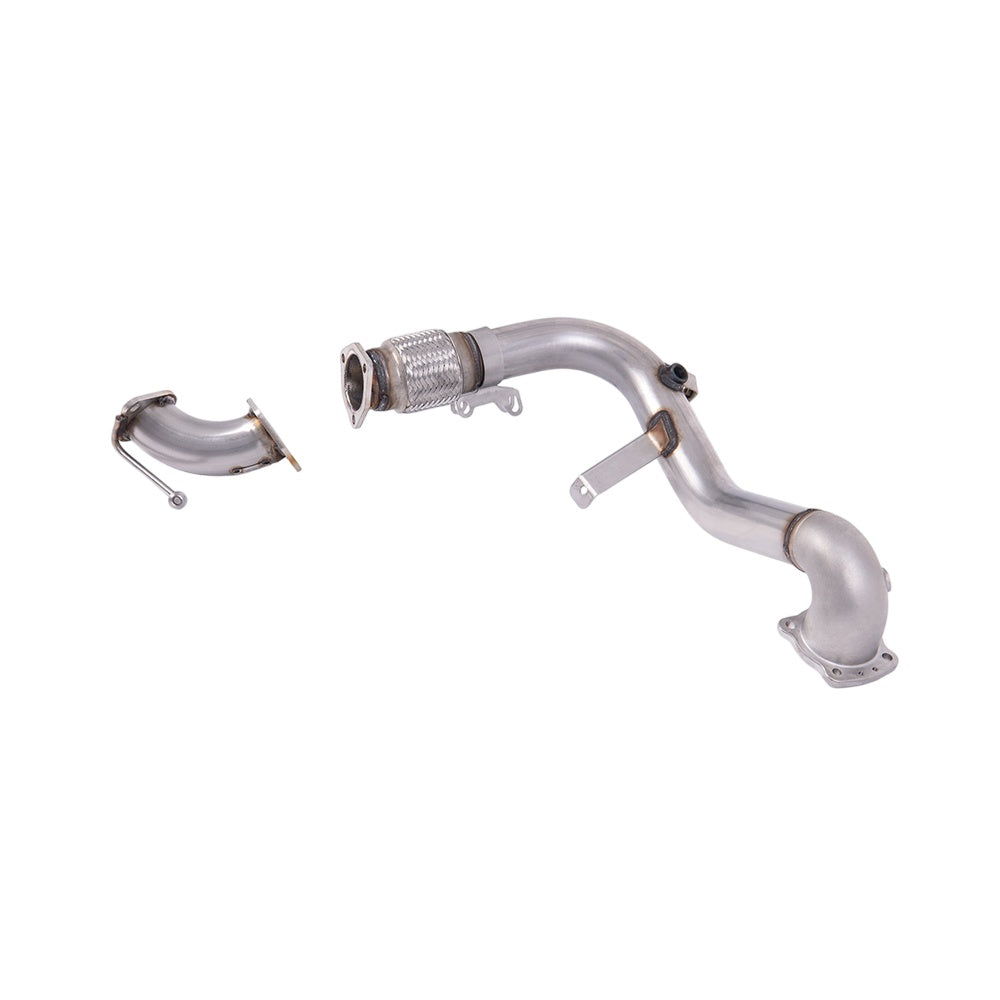 Milltek Large-bore Downpipe and De-cat Exhaust Ford Fiesta Mk7/Mk7.5 1.0T EcoBoost (100/125/140PS) 13-17