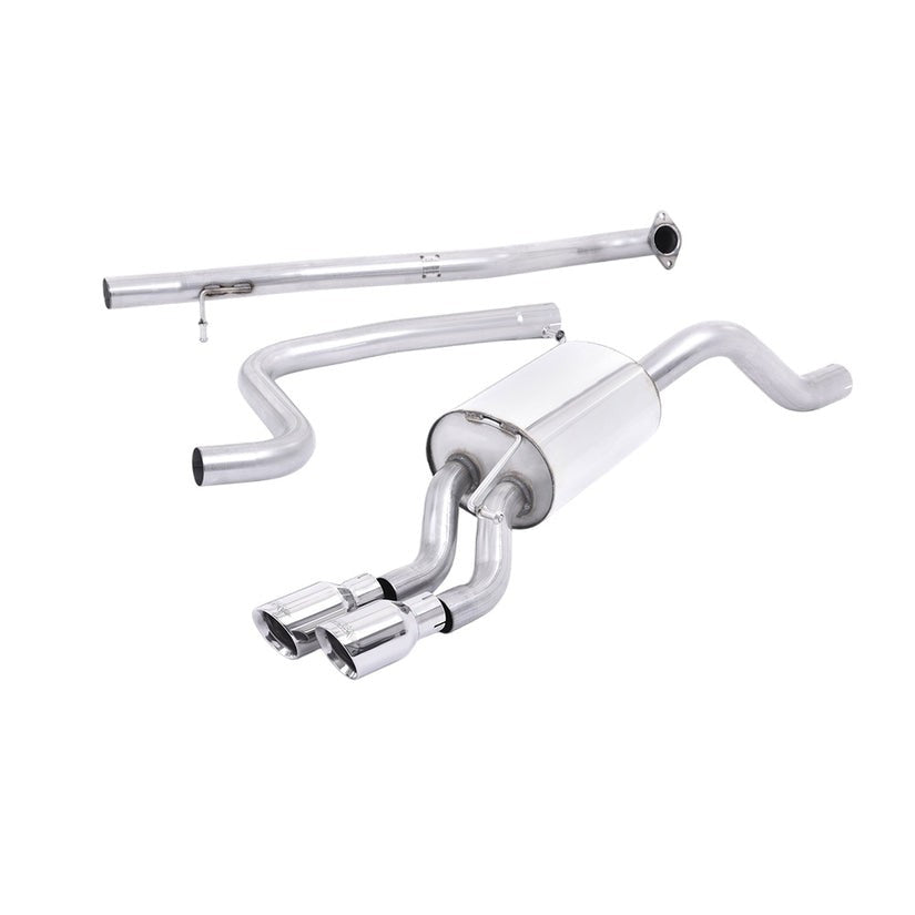 Milltek Cat Back Exhaust Ford Fiesta Mk7 Mk7.5 1.0T EcoBoost 100 125 140PS 13-17