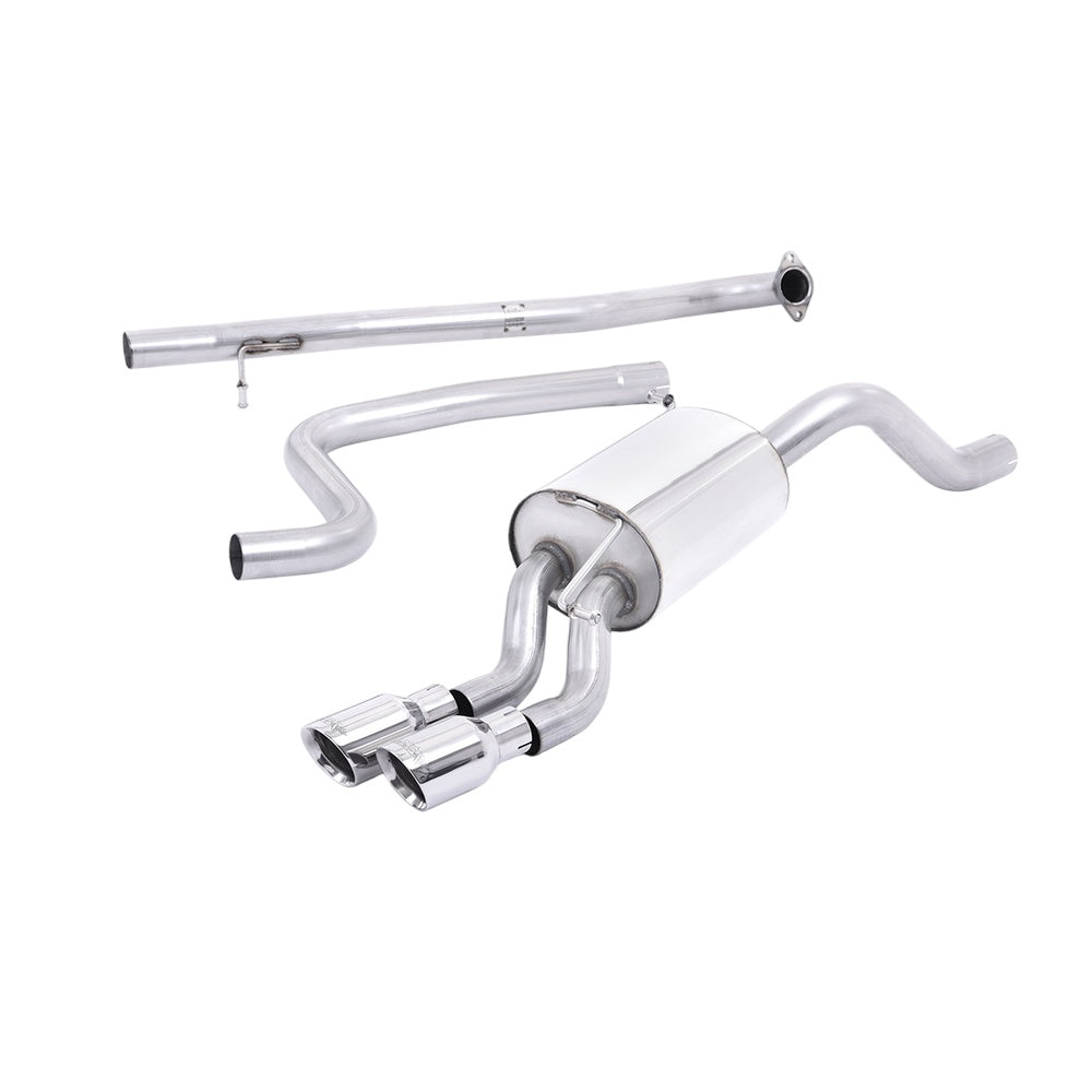 Milltek Cat Back Exhaust Ford Fiesta Mk7/Mk7.5 1.0T EcoBoost (100/125/140PS) 13-17