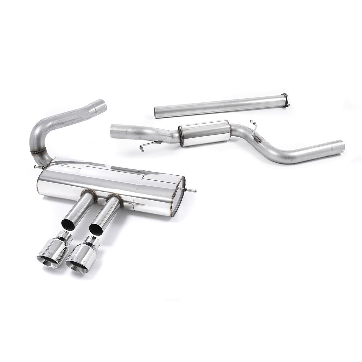 Milltek Cat Back Exhaust Ford Focus Mk3 ST 2.0 EcoBoost Estate Sedan Limousine 12-18
