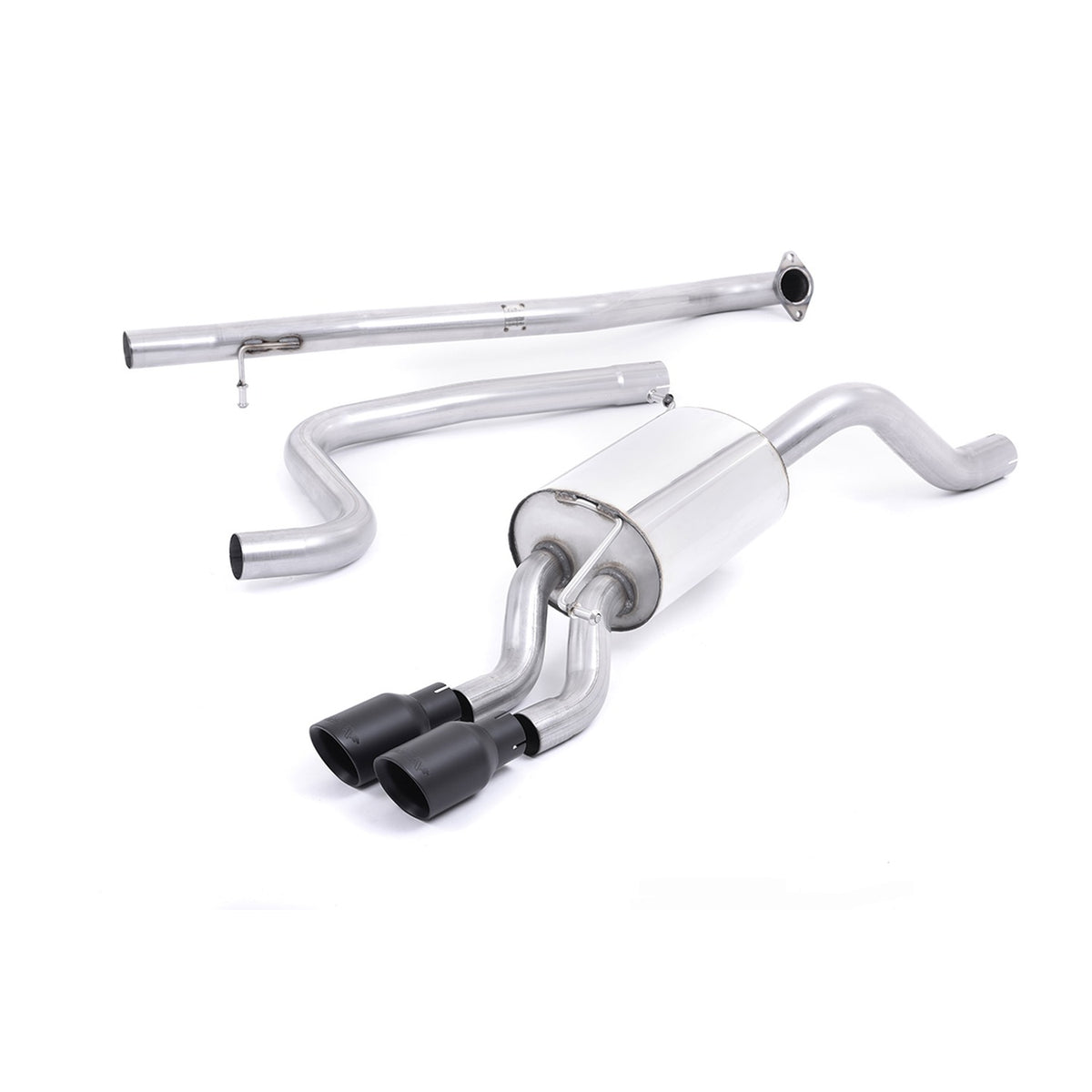 Milltek Cat Back Exhaust Ford Fiesta Mk7 Mk7.5 1.0T EcoBoost 100 125 140PS 13-17