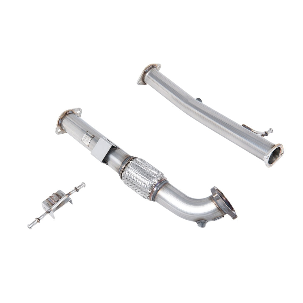 Milltek Large-bore Downpipe and De-cat Exhaust Ford Focus Mk2 ST 225 05-10